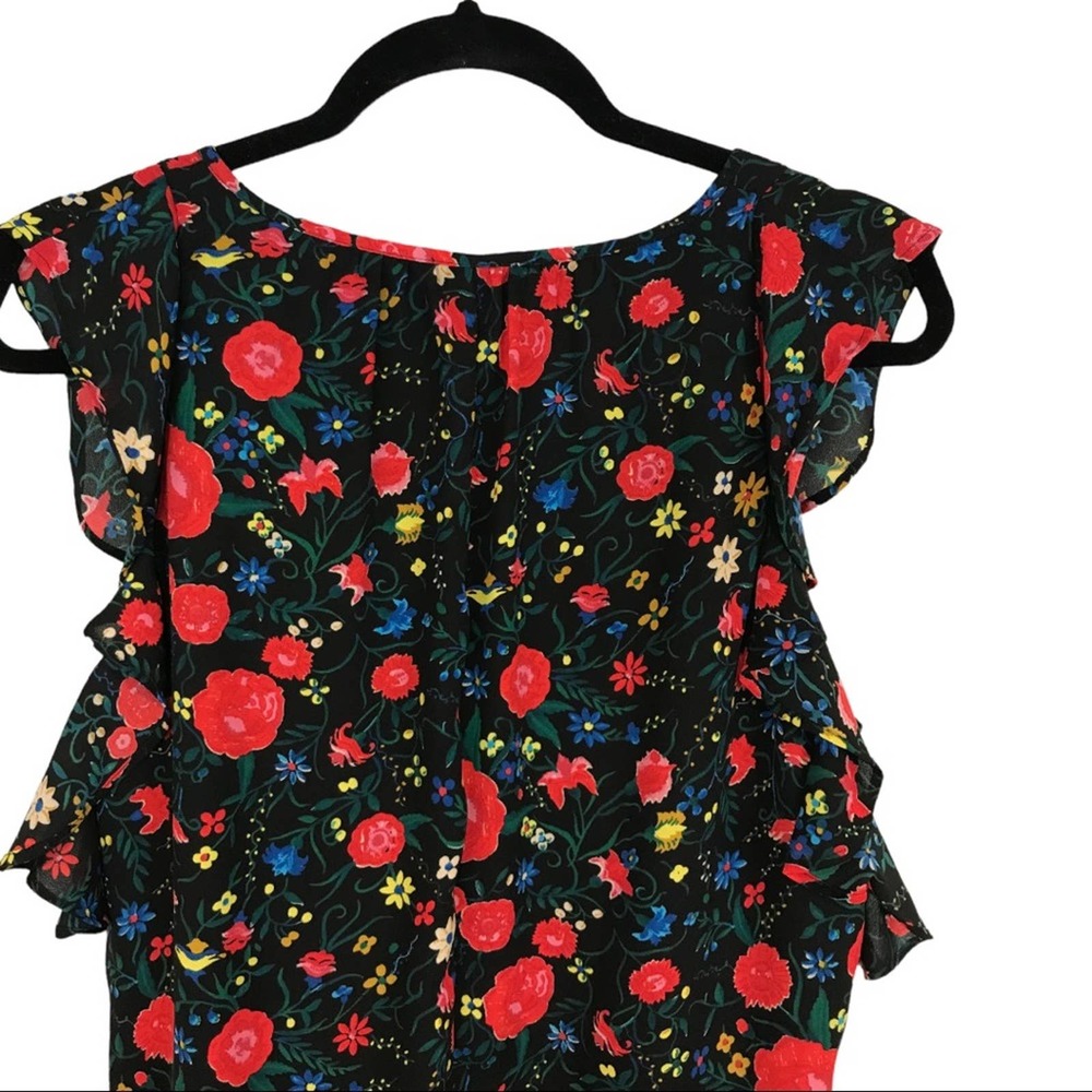 J. CREW Printed Flutter Floral Dress - Picture 11 of 11